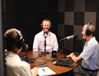 podcast room conversation