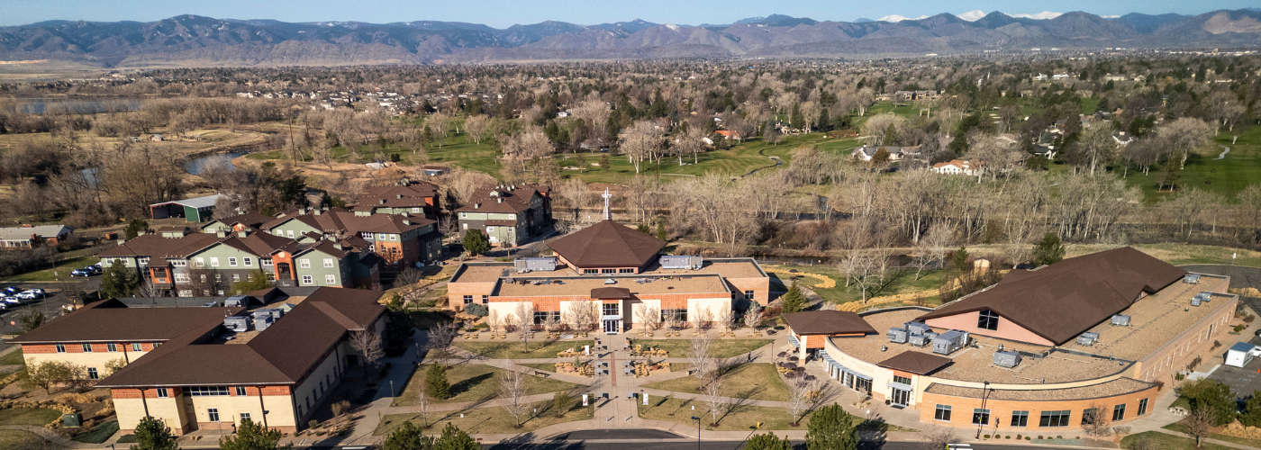 Denver Seminary campus arial photo